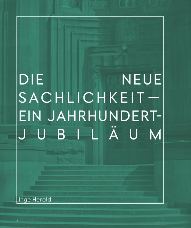 Produktbild: Die Neue Sachlichkeit / The New Objectivity