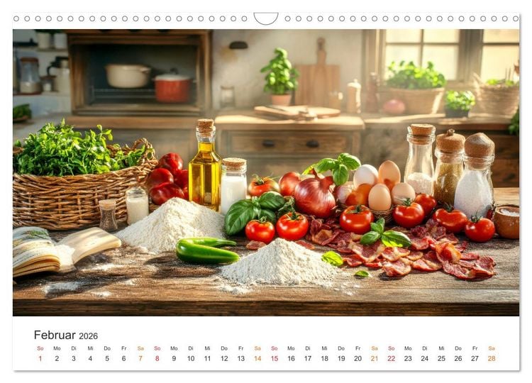 Produktbild: K&uuml;chenkalender - Momente voller Sch&ouml;nheit (Wandkalender 2026 DIN A3 quer), CALVENDO Monatskalender