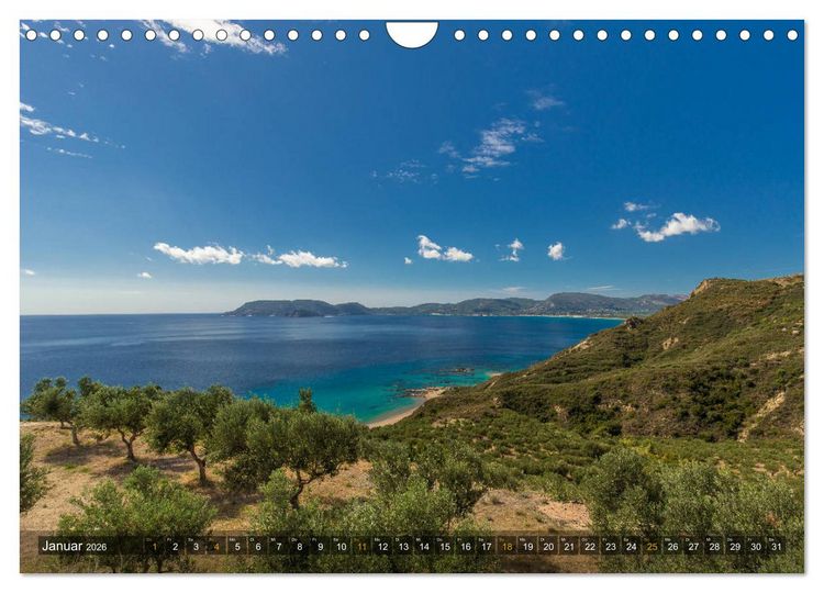 Produktbild: Zakynthos - Griechische Idylle im Ionischen Meer (Wandkalender 2026 DIN A4 quer), CALVENDO Monatskalender