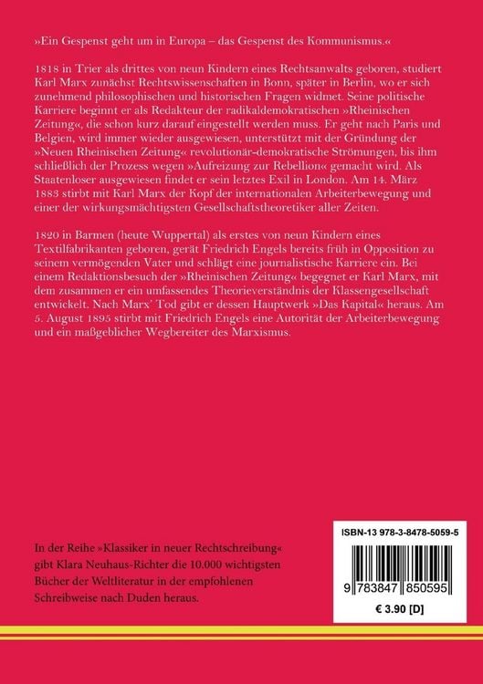 Produktbild: Manifest der kommunistischen Partei