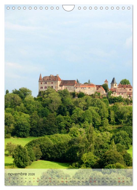 Produktbild: VILLAGES Occitanie (Calendrier mural 2026 DIN A4 horizontal), CALVENDO calendrier mensuel