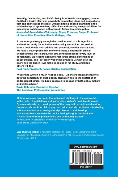 Produktbild: Morality, Leadership, and Public Policy