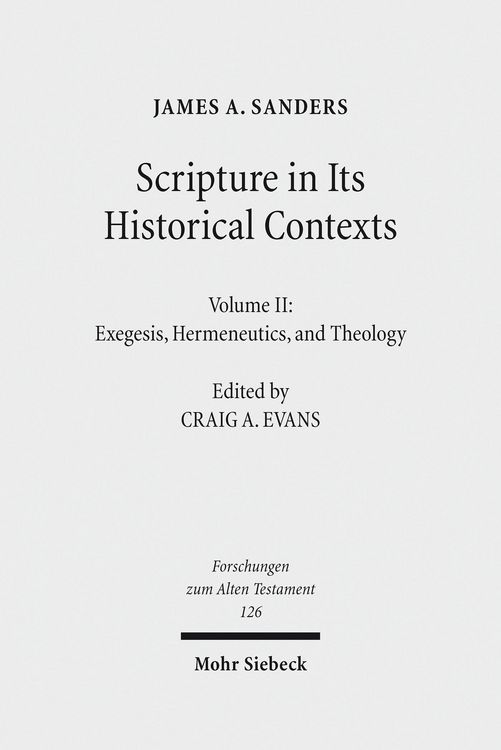 Produktbild: Scripture in Its Historical Contexts