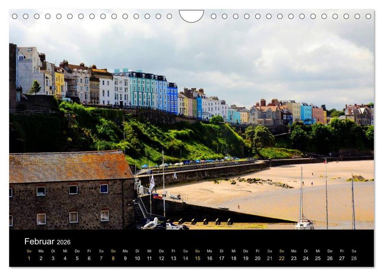 Produktbild: Wales Pembrokeshire - Natur im Fokus- (Wandkalender 2026 DIN A4 quer), CALVENDO Monatskalender