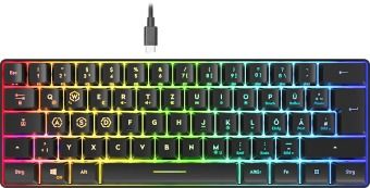 Produktbild: SPEEDLINK LETOS RGB 60% Gaming Keyboard, black - DE layout