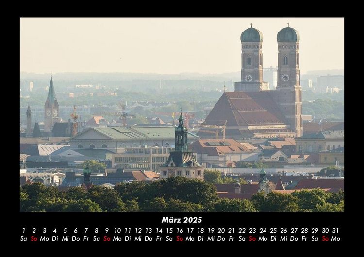 Produktbild: M&uuml;nchen 2025 Fotokalender DIN A3