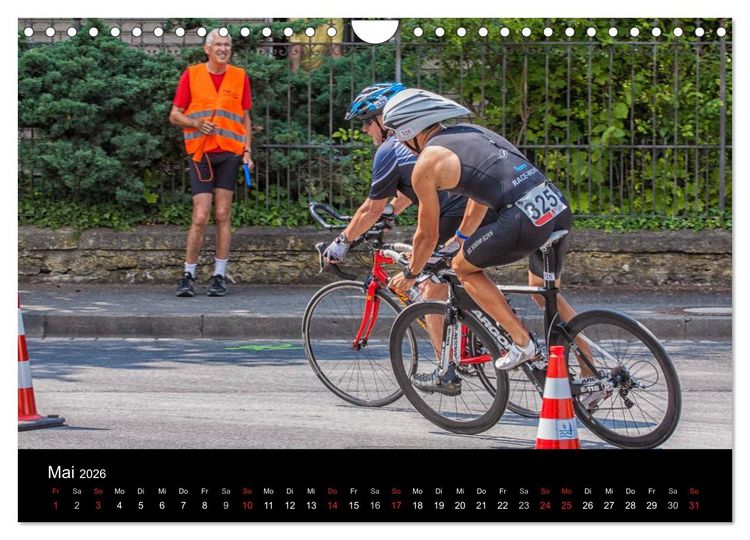 Produktbild: Fascination Triathlon (Wandkalender 2026 DIN A4 quer), CALVENDO Monatskalender