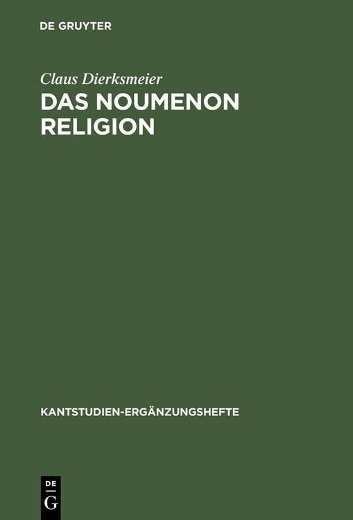 Produktbild: Das Noumenon Religion