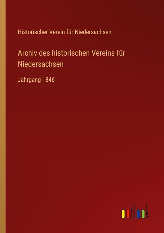 Produktbild: Archiv des historischen Vereins f&uuml;r Niedersachsen