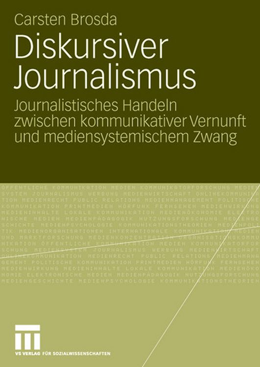 Produktbild: Diskursiver Journalismus