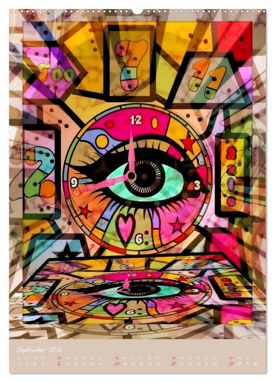 Produktbild: Willkommen in der Welt von Nico&acute;s Pop Art (hochwertiger Premium Wandkalender 2026 DIN A2 hoch), Kunstdruck in Hochglanz