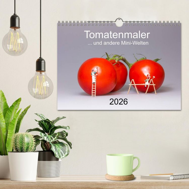 Produktbild: Tomatenmaler ... und andere Mini-Welten (Wandkalender 2026 DIN A4 quer), CALVENDO Monatskalender