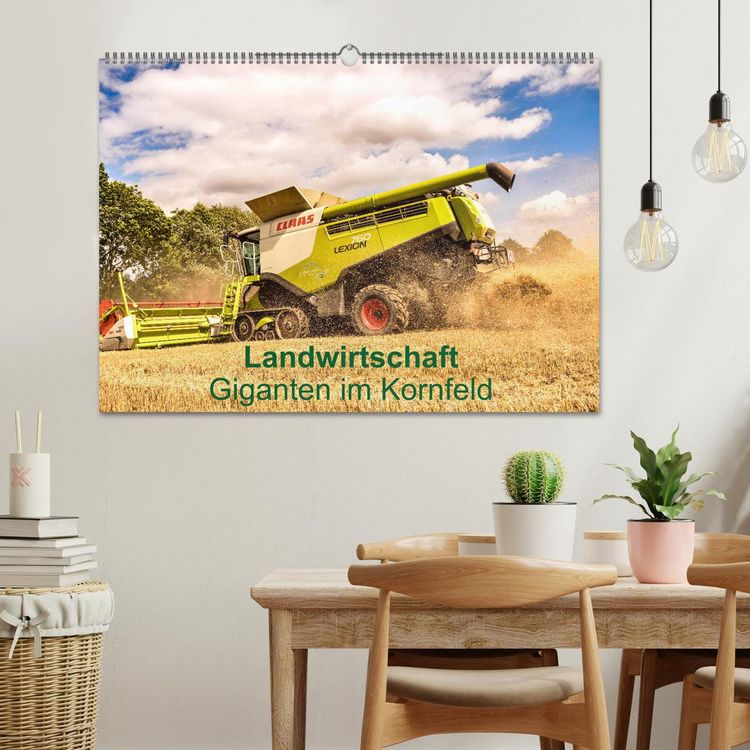 Produktbild: Landwirtschaft - Giganten im Kornfeld (Wandkalender 2026 DIN A2 quer), CALVENDO Monatskalender