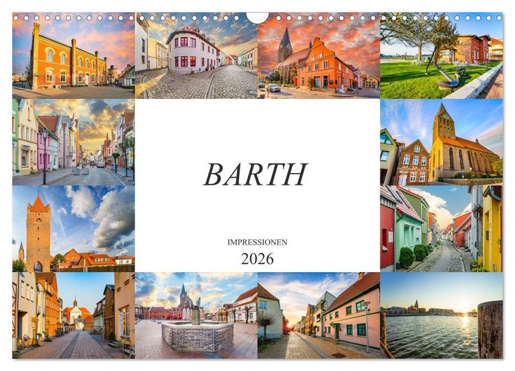 Produktbild: Barth Impressionen (Wandkalender 2026 DIN A3 quer), CALVENDO Monatskalender