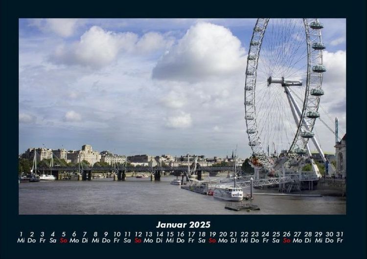 Produktbild: London 2025 Fotokalender DIN A4
