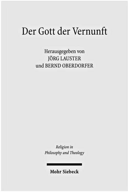 Produktbild: Der Gott der Vernunft