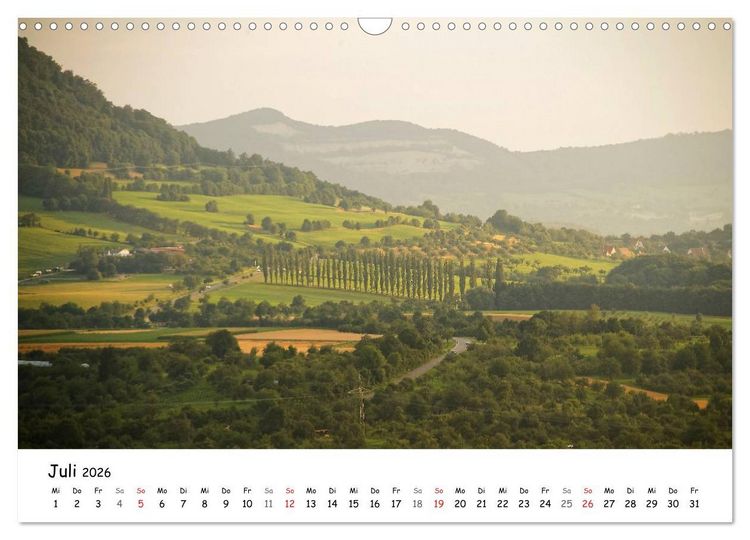 Produktbild: Impressionen von der Schw&auml;bischen Alb (Wandkalender 2026 DIN A3 quer), CALVENDO Monatskalender