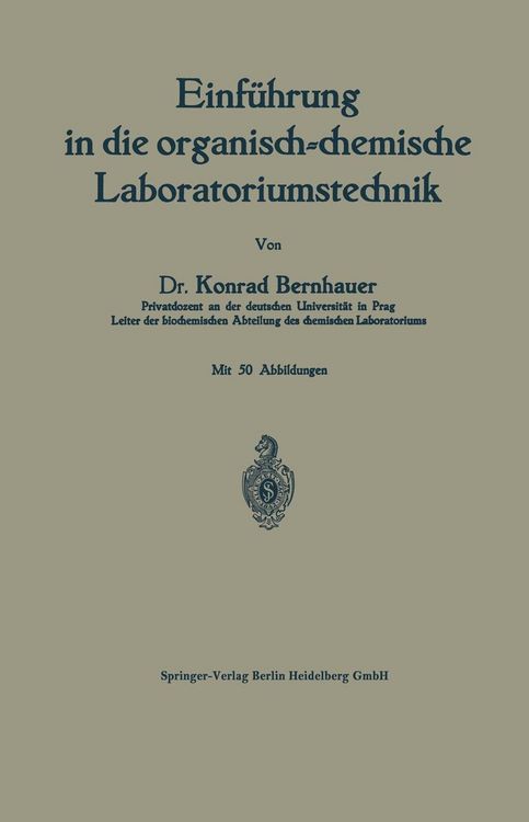 Produktbild: Einf&uuml;hrung in die organisch-chemische Laboratoriumstechnik