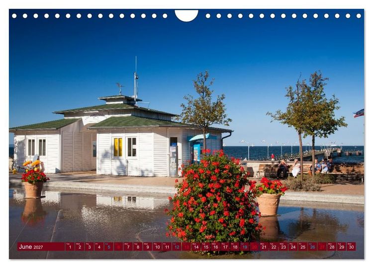 Produktbild: Mecklenburg-Western Pomerania. Impressions from the Baltic coast (Wall Calendar 2027 DIN A4 landscape), CALVENDO 12 Month Wall Calendar