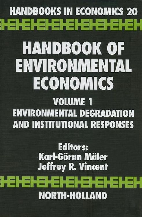 Produktbild: Handbook of Environmental Economics