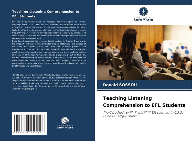 Produktbild: Teaching Listening Comprehension to EFL Students