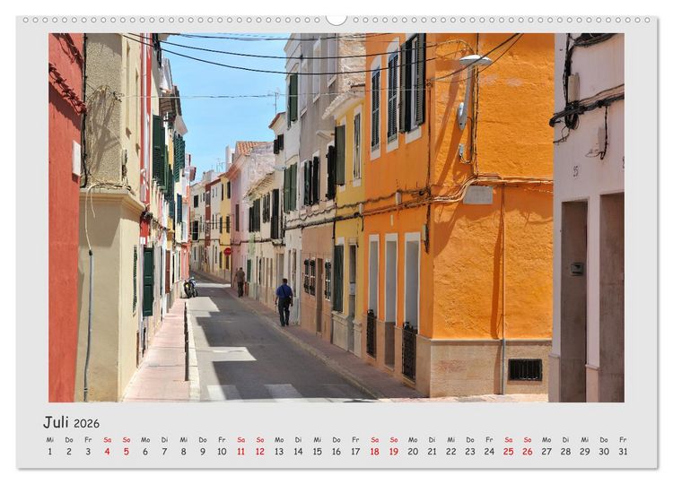 Produktbild: Menorca, die sch&ouml;ne Schwester (Wandkalender 2026 DIN A2 quer), CALVENDO Monatskalender