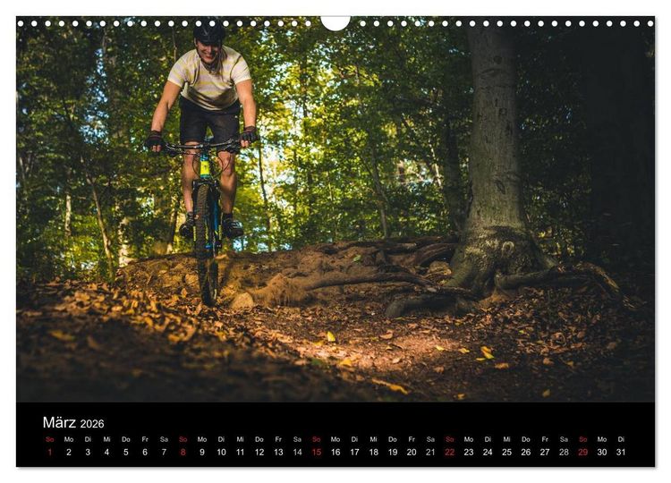 Produktbild: Mountainbike Action (Wandkalender 2026 DIN A3 quer), CALVENDO Monatskalender