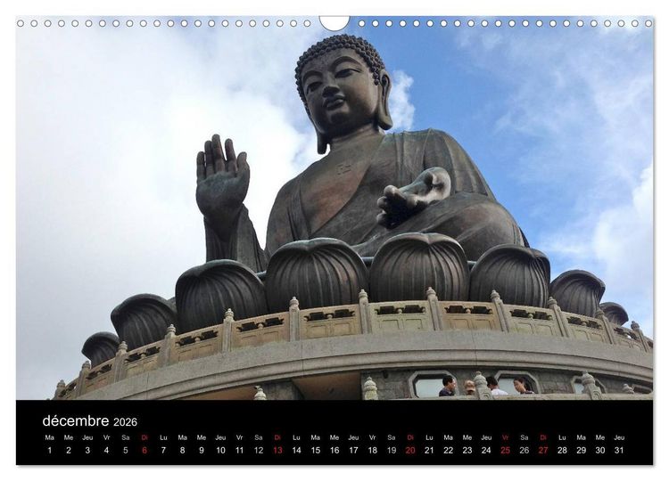 Produktbild: La Chine, Terre de merveilles (Calendrier mural 2026 DIN A3 vertical), CALVENDO calendrier mensuel