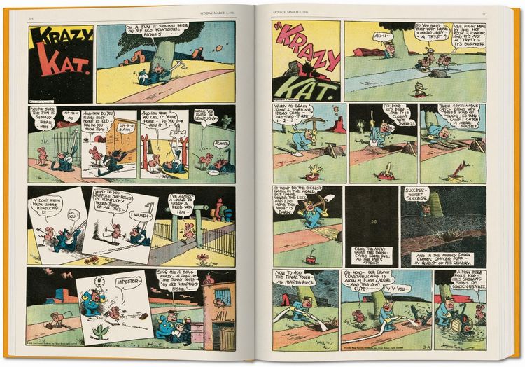 Produktbild: George Herrimans "Krazy Kat". Die kompletten Sonntagsseiten in Farbe 1935&ndash;1944