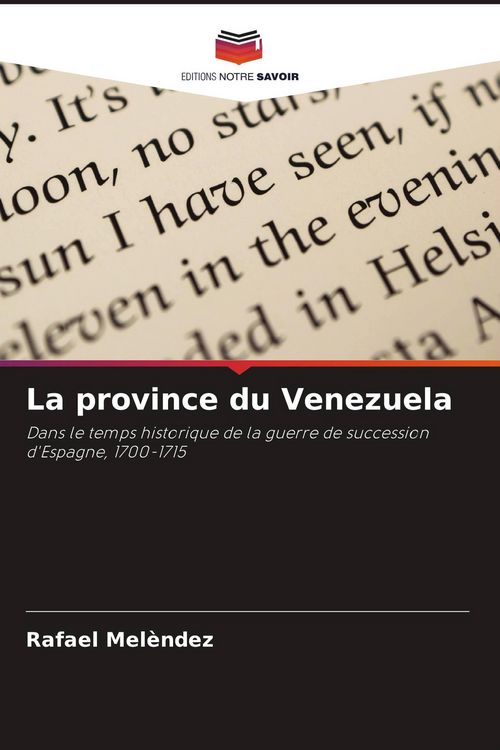 Produktbild: La province du Venezuela