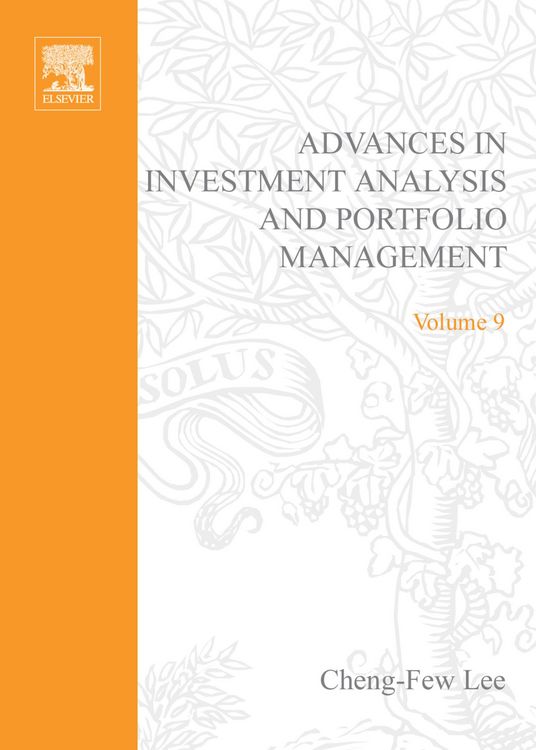 Produktbild: Advances in Investment Analysis and Portfolio Management