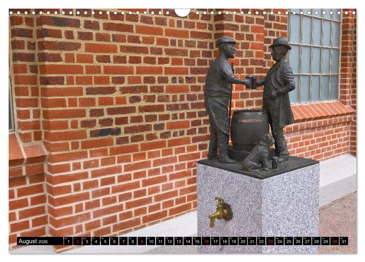 Produktbild: Grabow - Fachwerkstadt an der Elde (Wandkalender 2026 DIN A3 quer), CALVENDO Monatskalender