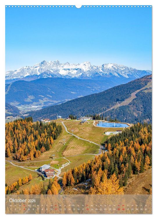Produktbild: Es gr&uuml;&szlig;t Wagrain (hochwertiger Premium Wandkalender 2026 DIN A2 hoch), Kunstdruck in Hochglanz