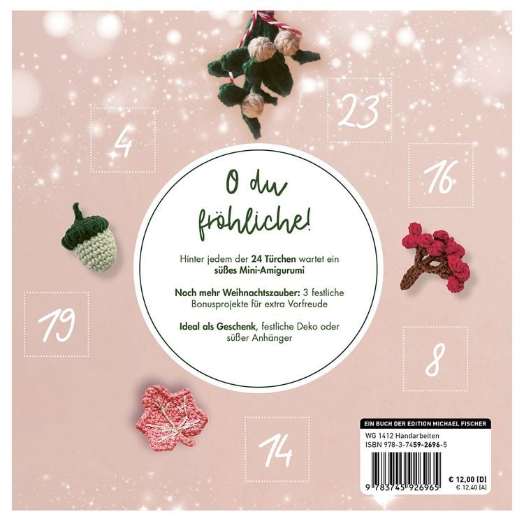 Produktbild: Mini-Amigurumis Adventskalender - Weihnachten im Wald