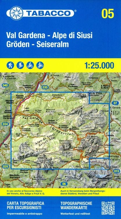Produktbild: 05 Val Gardena- Alpe di Siusi- Gr&ouml;den - Seiseralm