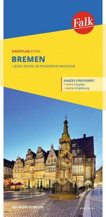 Produktbild: Falk Stadtplan Extra Bremen 1:22.500