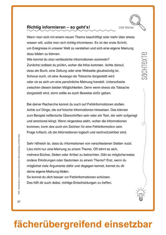 Produktbild: Lesetandems Demokratie: Meinungsbildung und Fake News