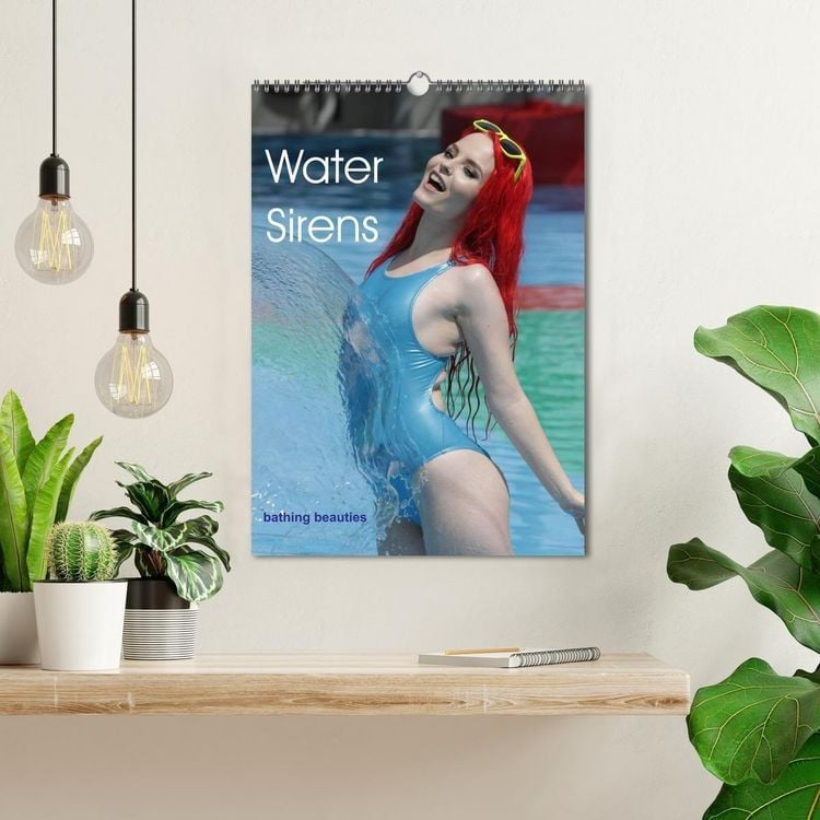 Produktbild: Water Sirens - bathing beauties (Wall Calendar 2027 DIN A3 portrait), CALVENDO 12 Month Wall Calendar
