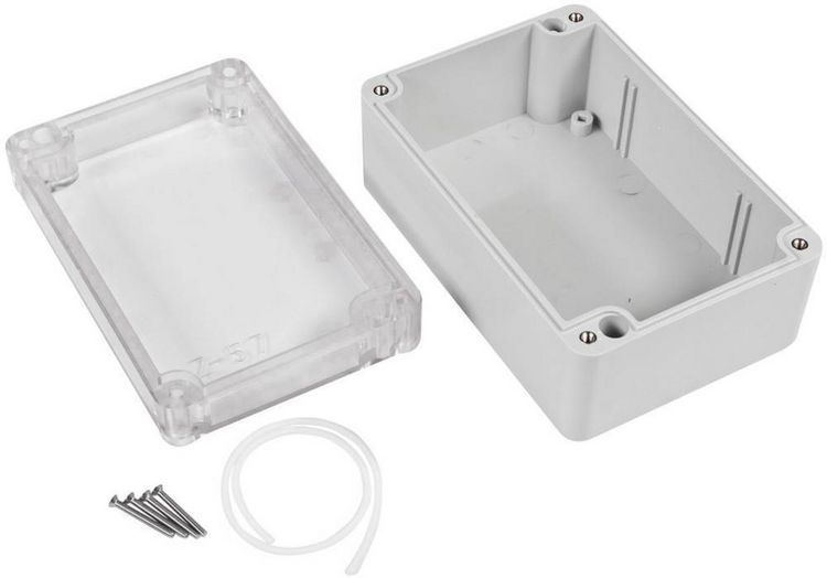 Produktbild: TRU COMPONENTS TC-7910740 Universal-Geh&auml;use 118 x 78 x 55 ABS-PC Grau 1St.