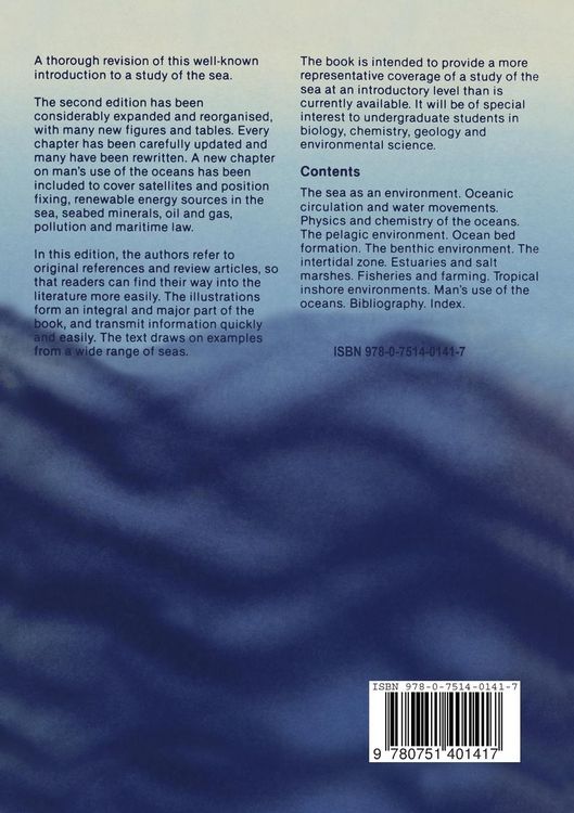 Produktbild: An Introduction to Marine Science