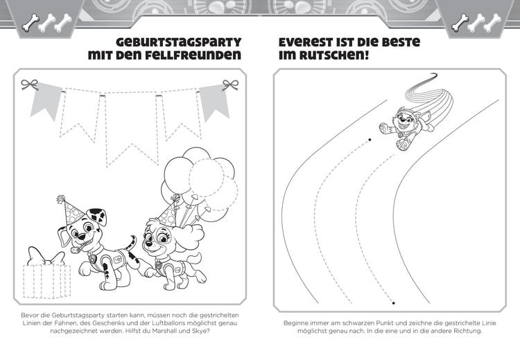 Produktbild: PAW Patrol Vorschulbuch Schwung&uuml;bungen
