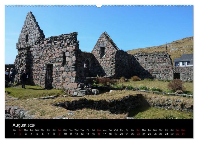 Produktbild: Iona Scotland's Mystical Isle (High Quality Premium Wall Calendar 2026 DIN A2 landscape),CALVENDO 12 Month Wall Calendar