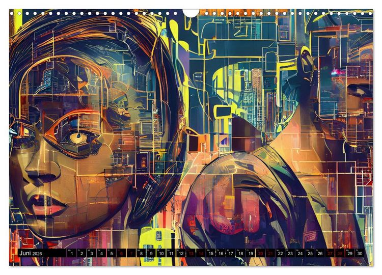 Produktbild: Abstrakt color Art (Wandkalender 2026 DIN A3 quer), CALVENDO Monatskalender