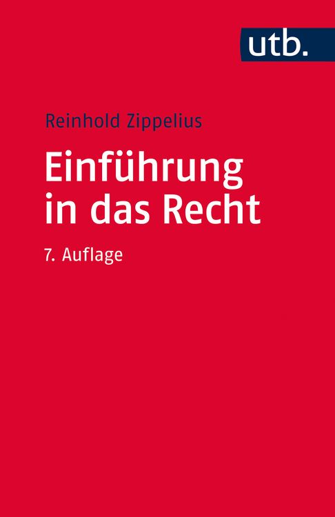Produktbild: Einf&uuml;hrung in das Recht