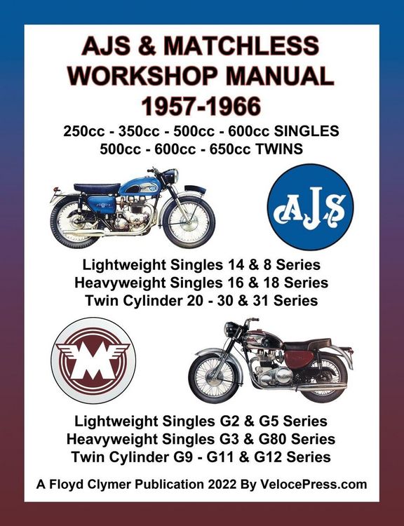 Produktbild: Ajs & Matchless 1957-1966 Workshop Manual All Models - Singles & Twins
