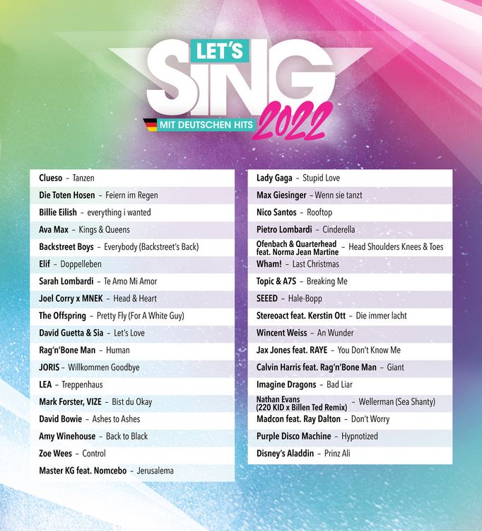 Produktbild: Let's Sing 2022 - Mit Deutschen Hits!