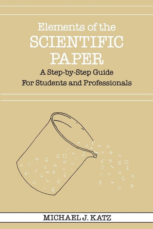 Produktbild: Elements of the Scientific Paper