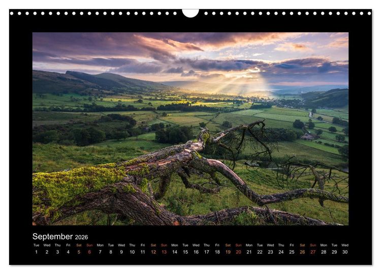 Produktbild: The Changing Seasons of the Peak District (Wall Calendar 2026 DIN A3 landscape), CALVENDO 12 Month Wall Calendar