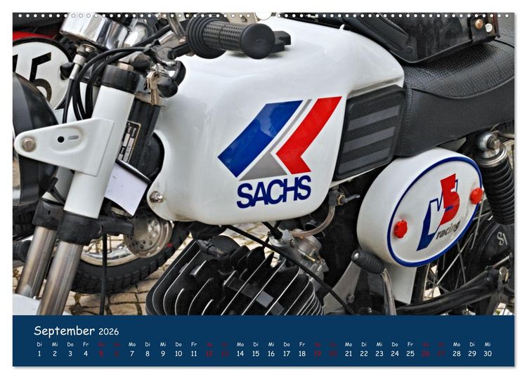Produktbild: Vintage Mopeds (Wandkalender 2026 DIN A2 quer), CALVENDO Monatskalender