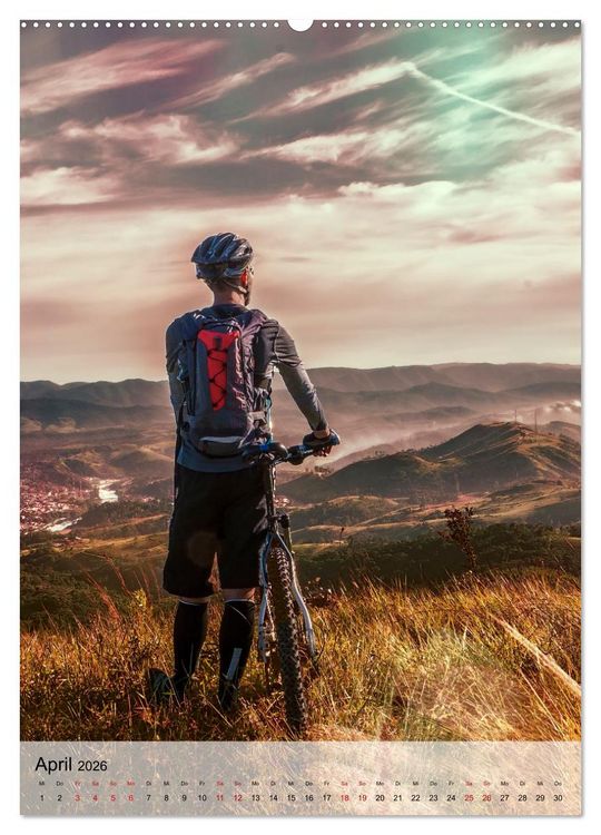 Produktbild: Mountainbike - einfach Spa&szlig; (hochwertiger Premium Wandkalender 2026 DIN A2 hoch), Kunstdruck in Hochglanz